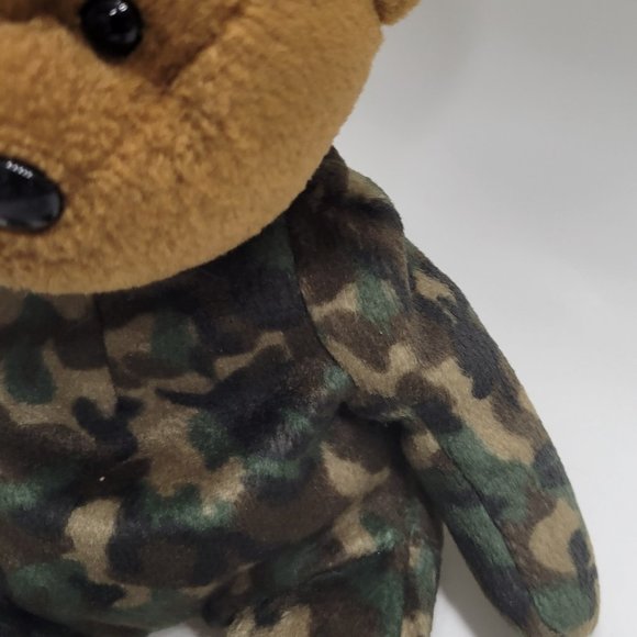8" Camo Bear Plush - Picture 4 of 6